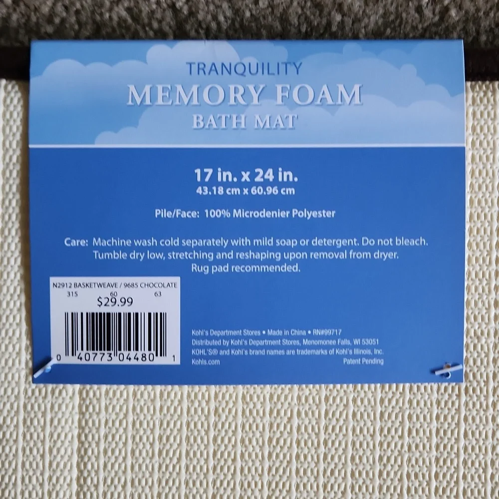 Mohawk Tranquility Memory Foam Bath Mat